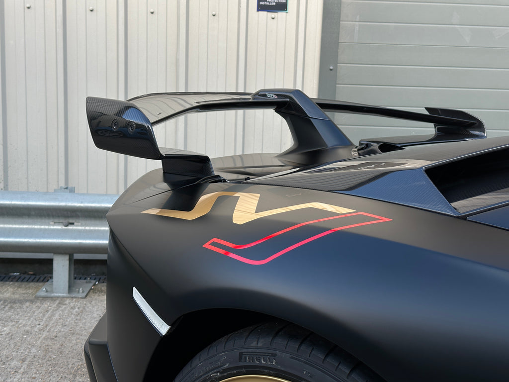 Lamborghini Aventador SVJ Style Rear Quarter Decals