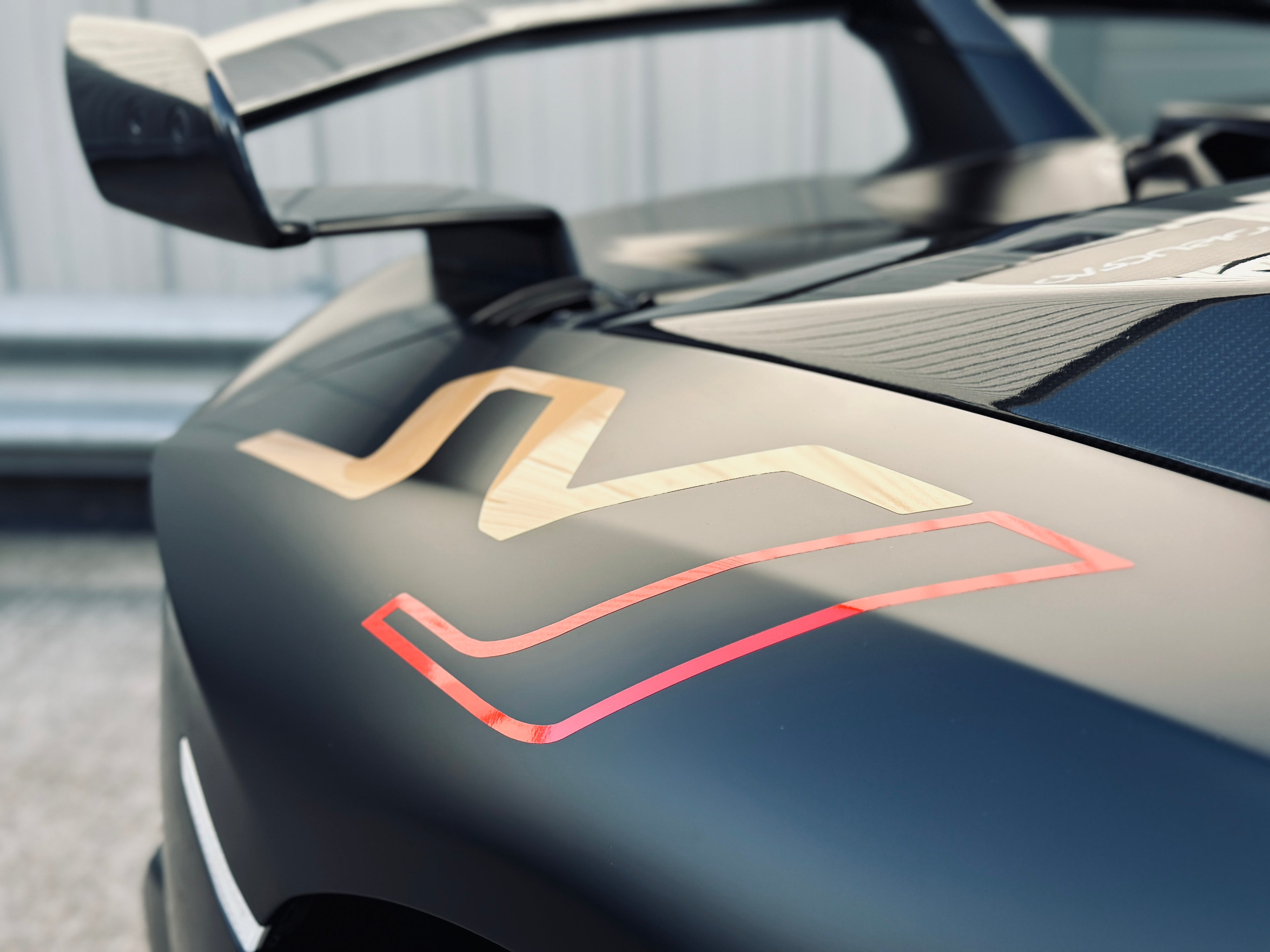 Lamborghini Aventador SVJ Style Rear Quarter Decals