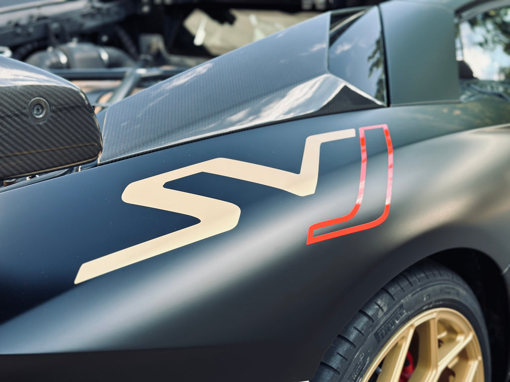 Lamborghini Aventador SVJ Style Rear Quarter Decals