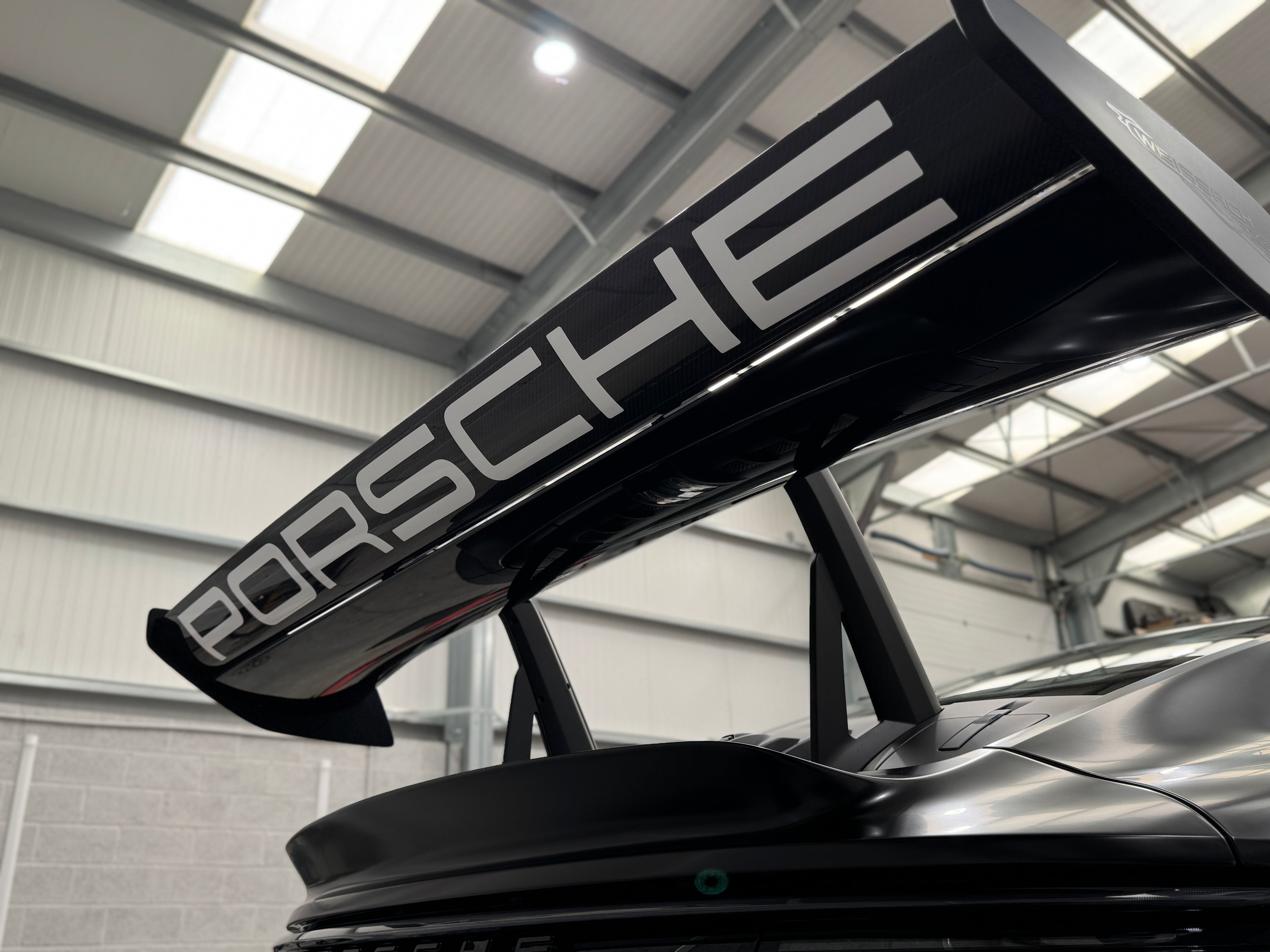 Porsche 992 GT3-RS Style Rear Wing Decal (underside)