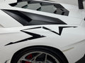 Lamborghini Aventador SV Style Rear Quarter Decals
