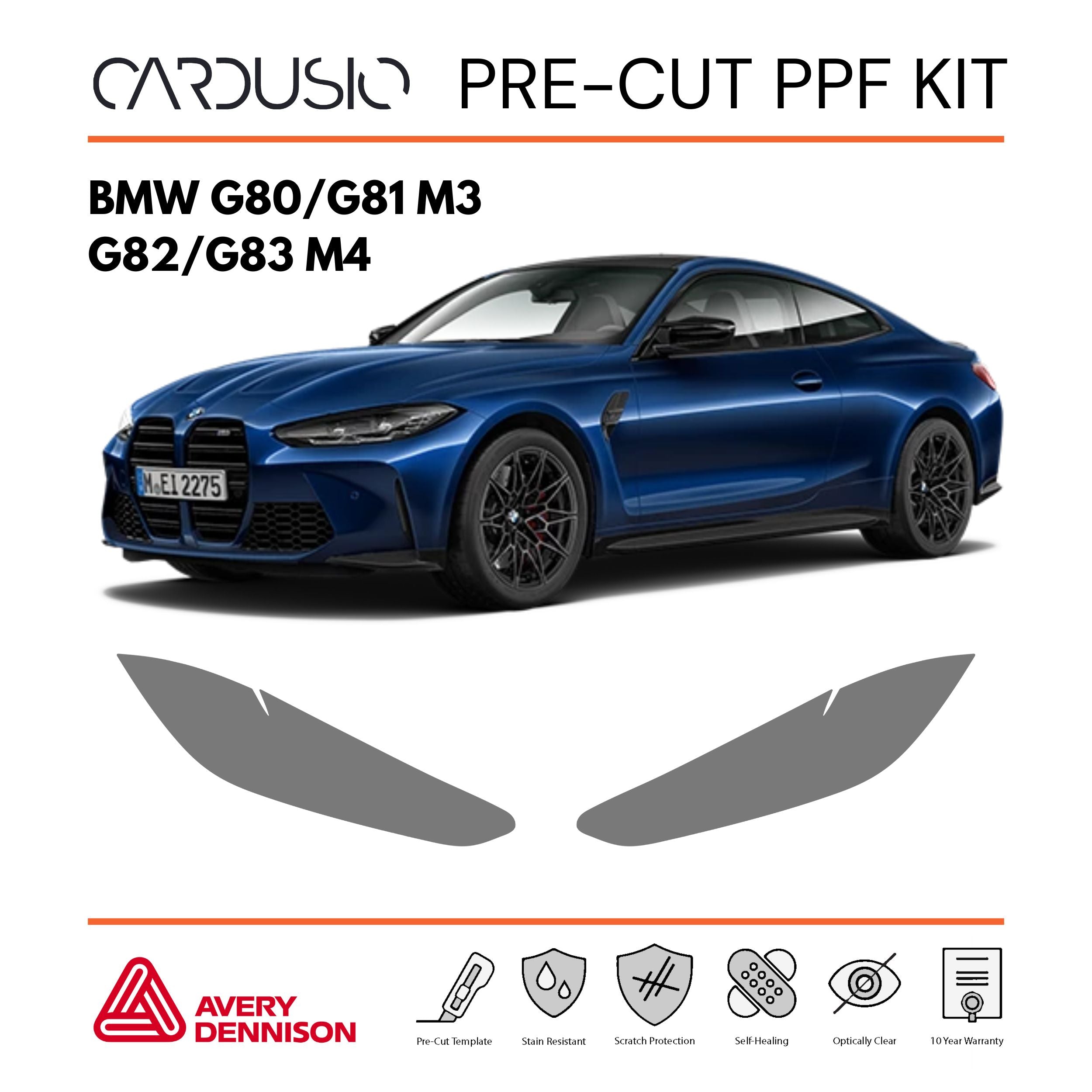 Pre-Cut Headlight PPF Kit for BMW G80, G81 M3 & G82, G83 M4