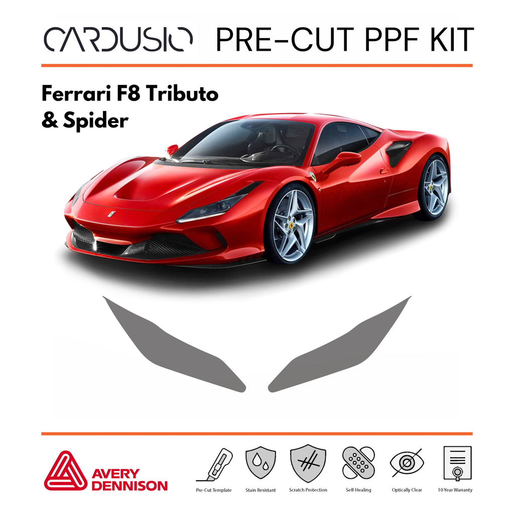 Pre-Cut Headlight PPF Kit for Ferrari F8