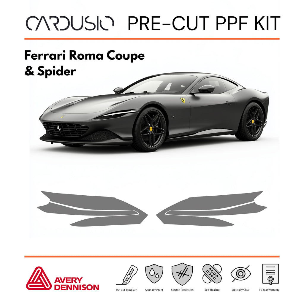 Pre-Cut Headlight PPF Kit for Ferrari Roma
