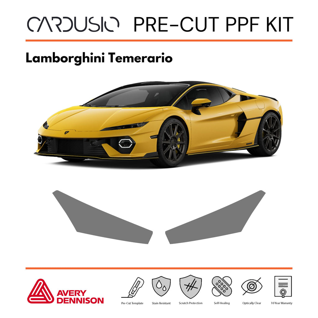Pre-Cut Headlight PPF Kit for Lamborghini Temerario