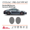 Pre-Cut Headlight PPF Kit for Porsche 992 Carrera, Carrera S, 4S & Targa