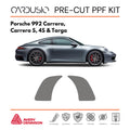 Pre-Cut Rear Arch Stone Guard PPF Kit for Porsche 992 Carrera, Carrera S, 4S & Targa