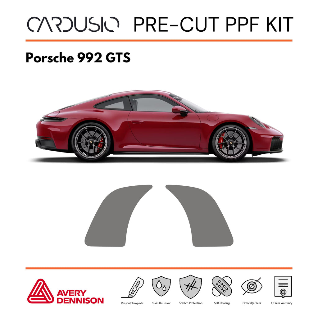 Pre-Cut Rear Arch Stone Guard PPF Kit for Porsche 992 GTS